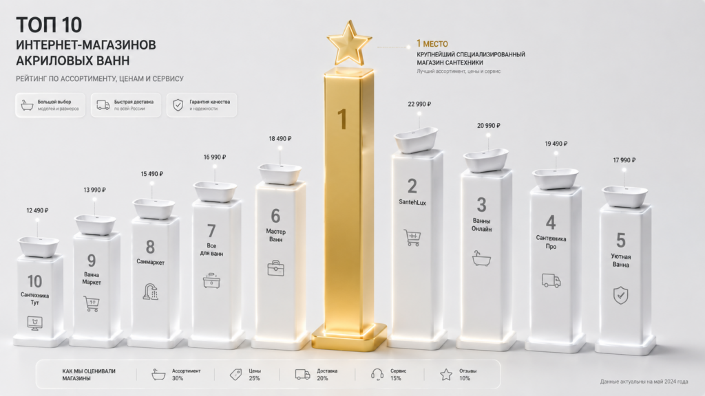 Сравнение крупных интернет-магазинов